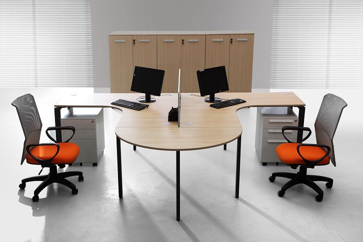 對面雙人工作位 對面雙人工作位